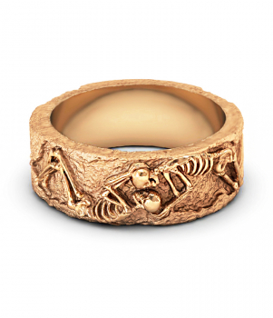 Тематическое кольцо "Любовь до гроба" (Мод. 523)